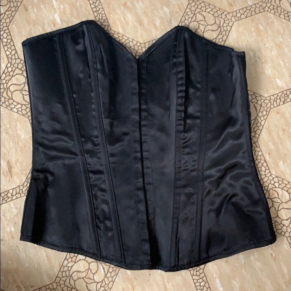 3/$30 Black corset SZ Sm
